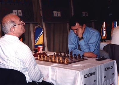 Kortschnoi-Sokolov (1. Runde)